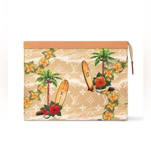 NEW 🧡 Louis Vuitton Floral Surfboard Pochette Voyage - Pharrell Limited Edition